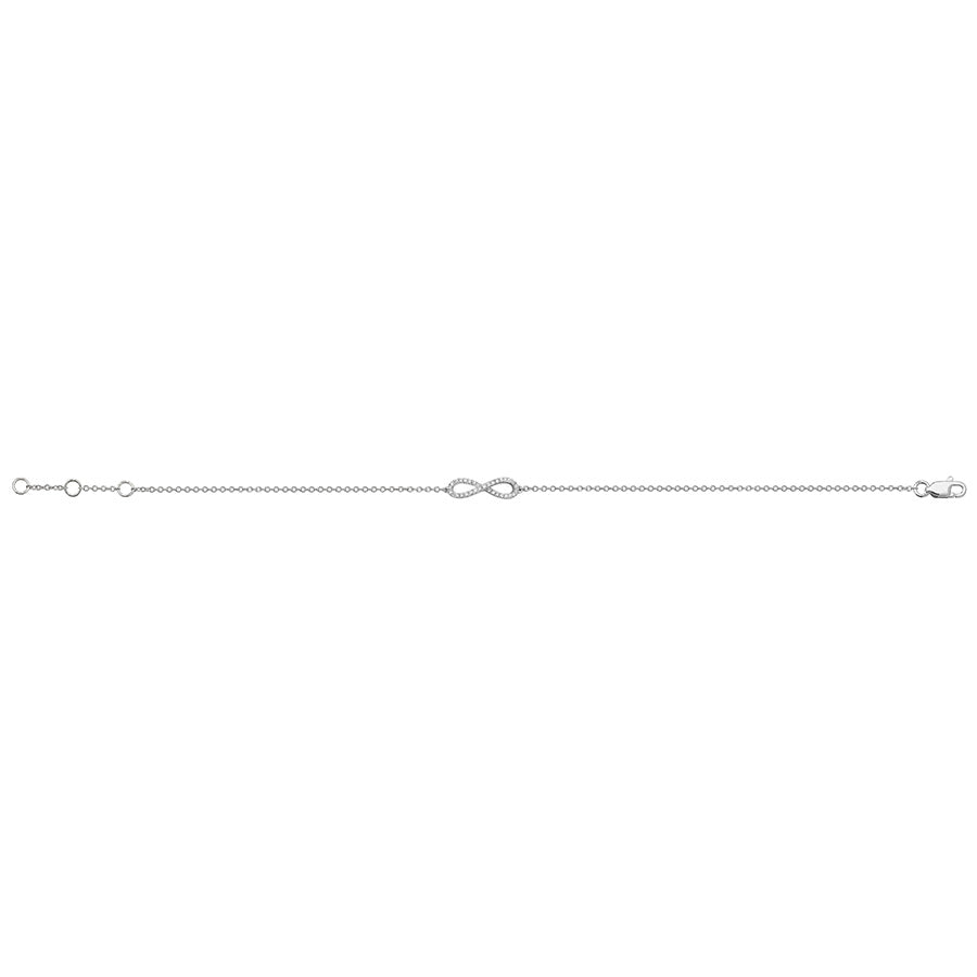 Petite Diamond Infinity Bracelet