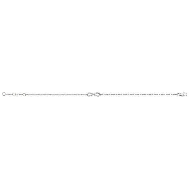 Petite Diamond Infinity Bracelet