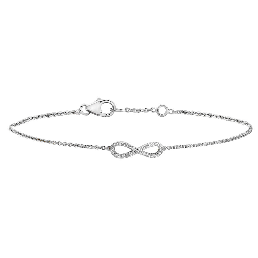 Petite Diamond Infinity Bracelet