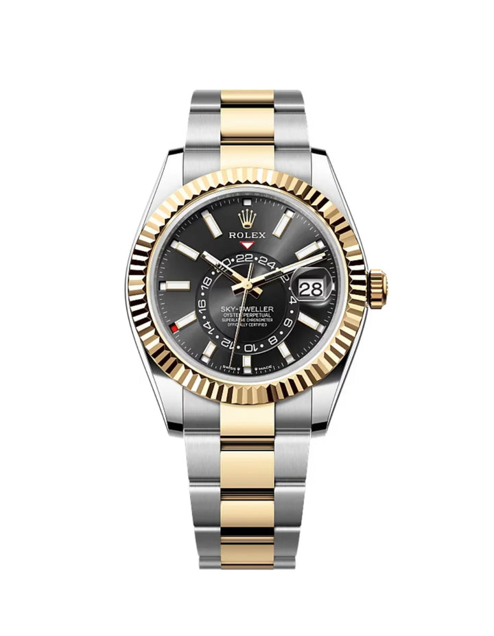 ROLEX SKY-DWELLER BLACK DIAL