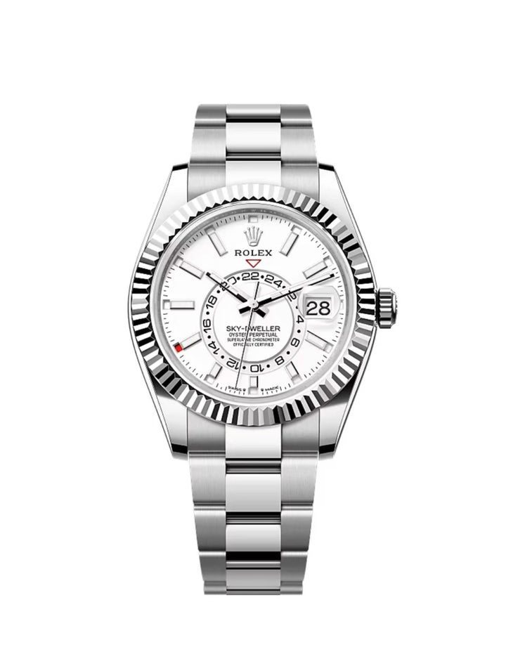 ROLEX SKY-DWELLER WHITE DIAL