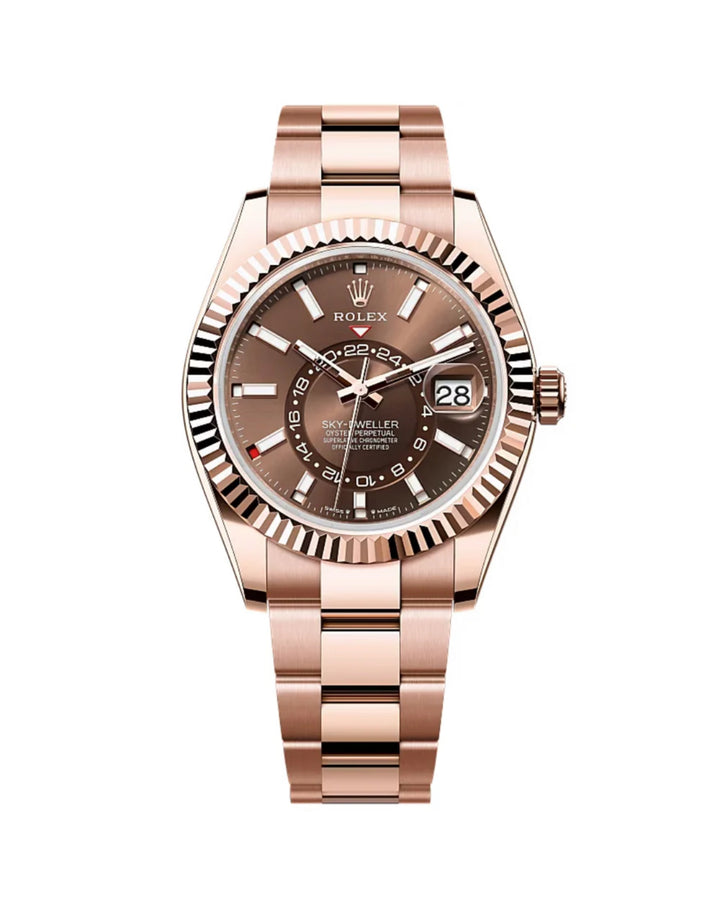 ROLEX SKY-DWELLER CHOCOLATE DIAL