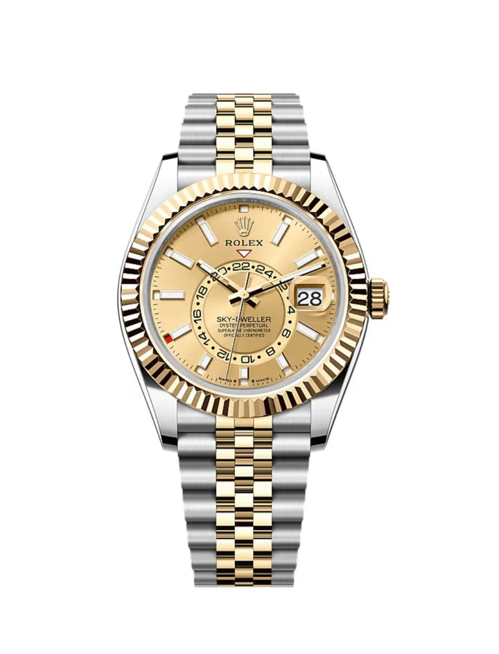 ROLEX SKY-DWELLER CHAMPAGNE DIAL