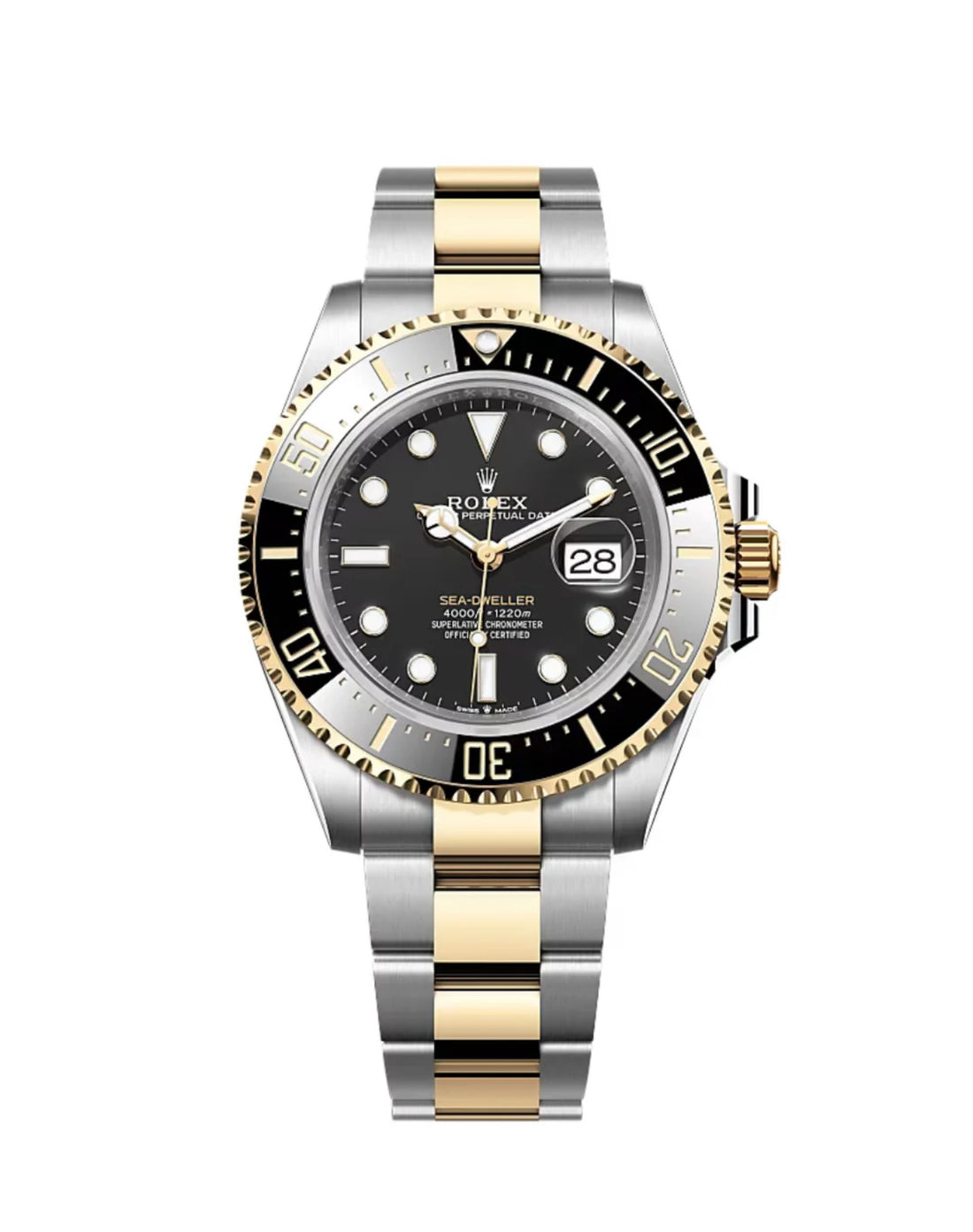 ROLEX SEA-DWELLER BLACK DIAL STEEL&YELLOW GOLD