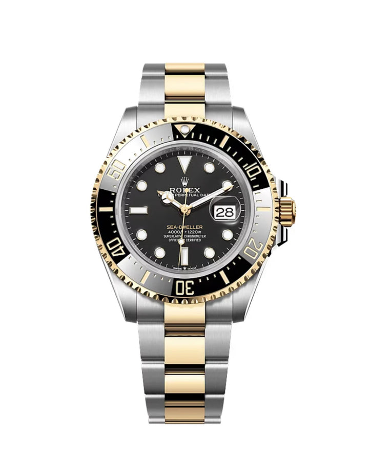 ROLEX SEA-DWELLER BLACK DIAL STEEL&YELLOW GOLD