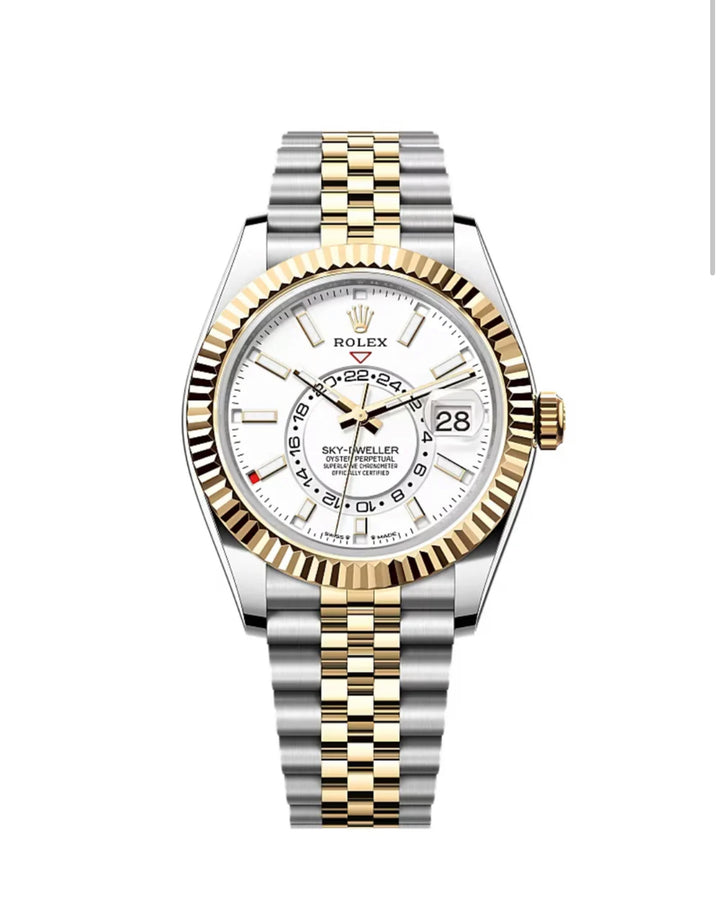 2022 ROLEX SKY-DWELLER WHITE DIAL JUBILEE
