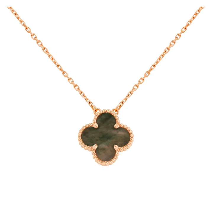 Single Clover Necklace - Tahitian