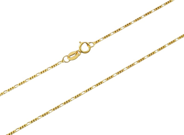 Solid 9ct Gold Figaro Chain
